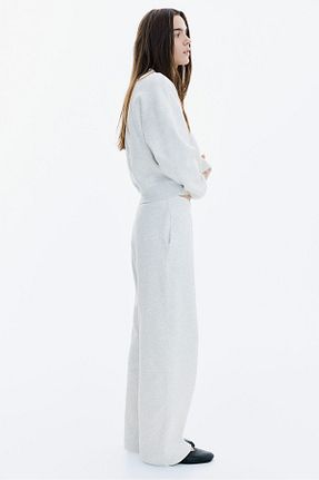سوئیشرت سرمه ای زنانه یقه دوچرخه H&M - کد 884955849