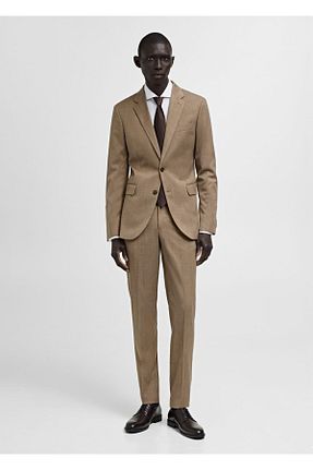 شلوار نارنجی مردانه پارچه MANGO Man - کد 884982867