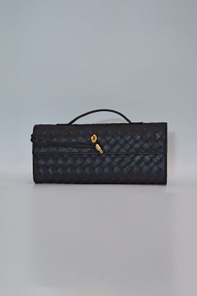 کیف پورتفوی و کلاچ مشکی زنانه چرم خالص Valesta İstanbul - کد 884987485