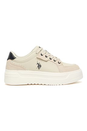 کفش اسنیکر طوسی زنانه بند دار U.S. Polo Assn. - کد 883502443