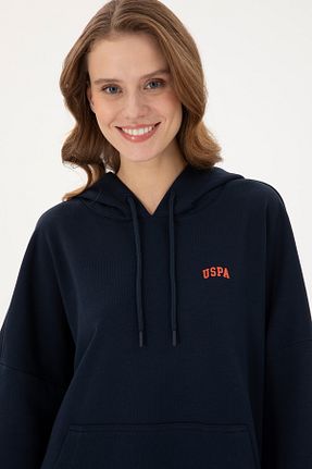 سوئیشرت سرمه ای زنانه ساده U.S. Polo Assn. - کد 885031472