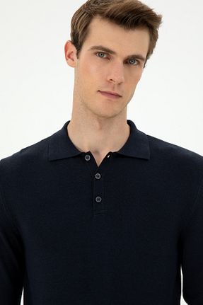 پلیور سرمه ای مردانه ساده U.S. Polo Assn. - کد 885038109