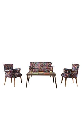 ست مبلمان چای خوری رنگی mobilyabazari - کد 330010153