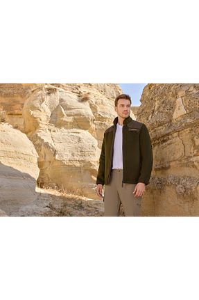 کاپشن اسپرت خاکی مردانه رگولار Archercamp - کد 885092062