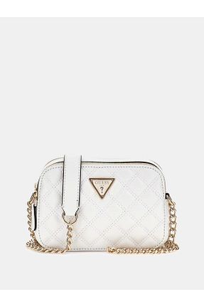 کیف دوشی سفید زنانه پلی اورتان Guess - کد 844131744
