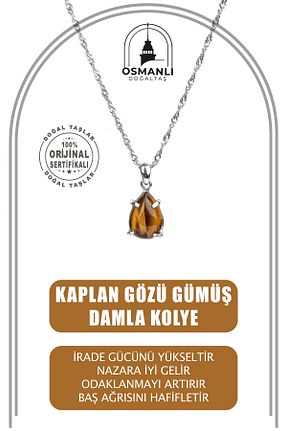 گردنبند جواهر رنگی زنانه سنگ OSMANLI DOĞAL TAŞ - کد 661837672