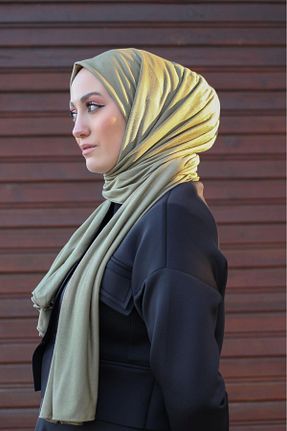 شال آبی زنانه پنبه پلی استر SAYRA - کد 847010859