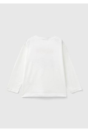 تیشرت سفید بچه گانه رگولار United Colors of Benetton - کد 863339929