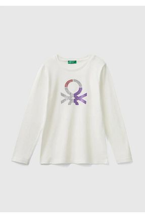 تیشرت سفید بچه گانه رگولار United Colors of Benetton - کد 849109858