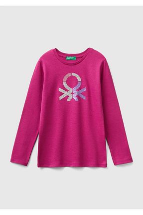 تیشرت صورتی بچه گانه رگولار United Colors of Benetton - کد 849109795