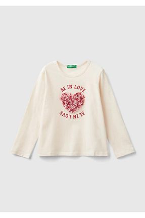 تیشرت نباتی بچه گانه رگولار United Colors of Benetton - کد 849109587