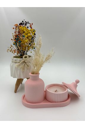 شمع صورتی Japon Kiraz Çiçeği Ftrk Store - کد 885156505