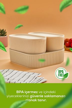 ظرف نگهداری بژ پلاستیک Vienev - کد 885166996