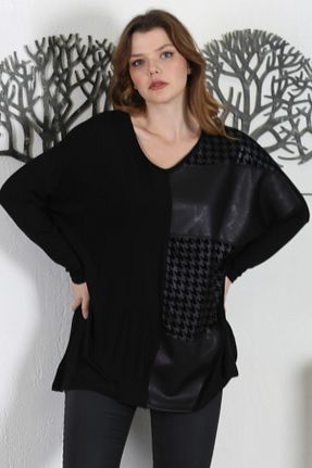 بلوز مشکی زنانه ساده Chiccy - کد 885161178