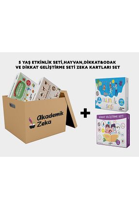 کتب فعالیتی و آموزشی 3 - 6 سال akademik zeka - کد 885176080