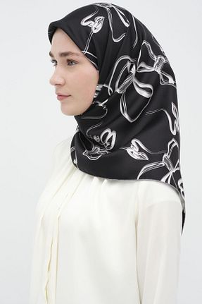 روسری مشکی 90 x 90 Tuğba - کد 885174582