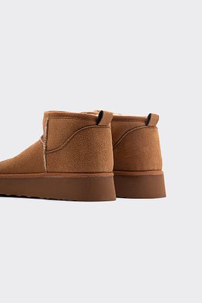 بوت / نیم بوت قهوه ای زنانه جیر SHOEMARK - کد 144160780