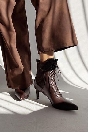 چکمه رنگی زنانه چرم خالص nope21shoess - کد 878248270