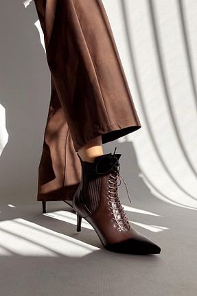 چکمه رنگی زنانه چرم خالص nope21shoess - کد 878248270