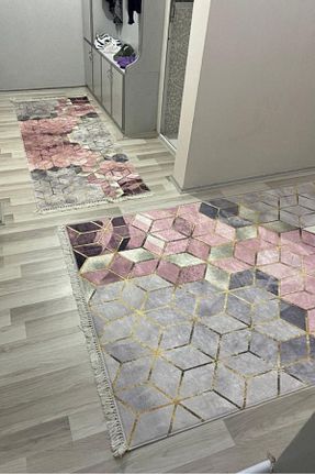 کناره صورتی پلی استر VOPTEKS - کد 784631519