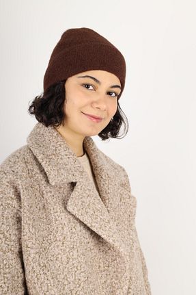 کلاه قهوه ای زنانه MinaCarin - کد 885265958