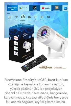 پروژکتور سفید 4K FREEVISION - کد 878267391