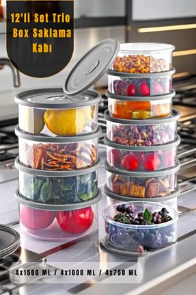 ظرف نگهداری طوسی پلاستیک MEDUSHOP - کد 885284801