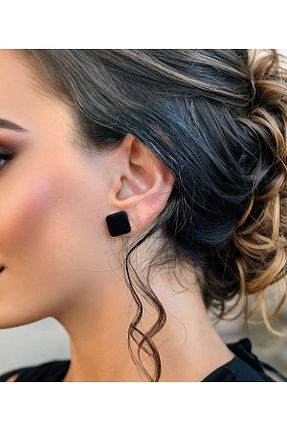 گوشواره جواهر مشکی MR - کد 877124469