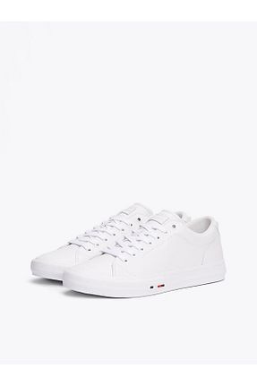 کفش اسنیکر طلائی مردانه بند دار Tommy Hilfiger - کد 884003210