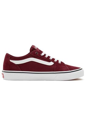 کفش اسنیکر زرشکی مردانه بند دار Vans - کد 123815520