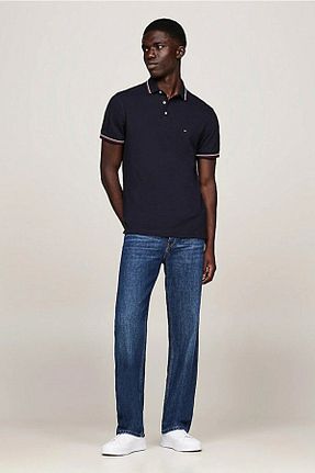 پولوشرت مشکی مردانه پنبه ای Tommy Hilfiger - کد 882345185