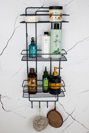 نظم دهنده حمام مشکی استیل ضد زنگ HIMY SHOP - کد 885379713