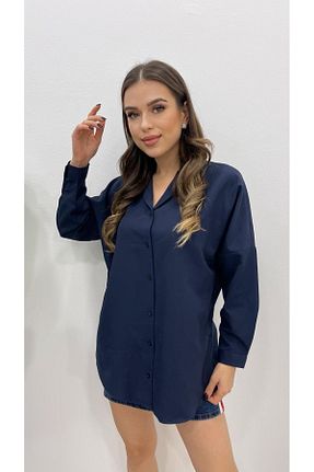 پیراهن سرمه ای زنانه رگولار MODA - کد 885404096