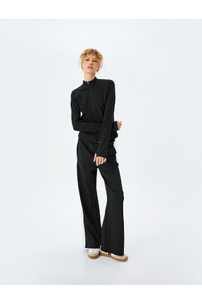 کاپشن مشکی زنانه Relaxed Koton - کد 885393467
