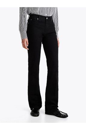 شلوار جین مشکی زنانه پاچه چکمه ای Tommy Hilfiger - کد 885410319