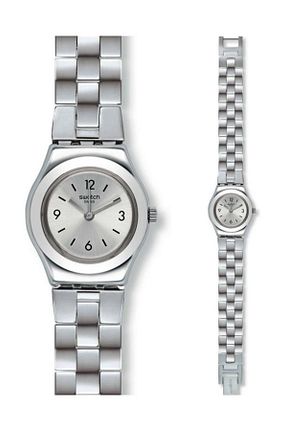 ساعت مچی متالیک زنانه 20-25 میلی متر Swatch - کد 382018771