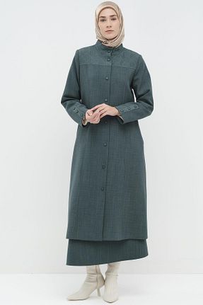 کلاه و ابایا سبز زنانه بافتنی Tuğba - کد 885417890