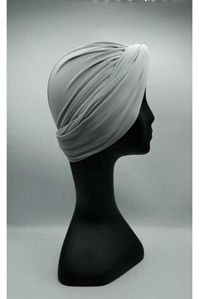کلاه شنای حجاب طوسی زنانه Differenza - کد 885419037