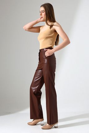 شلوار حجاب سرمه ای زنانه چرم مصنوعی winmoda - کد 885454981