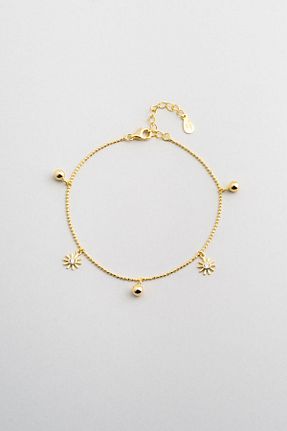 دستبند نقره زرد زنانه 925 عیار So Chic - کد 885455178