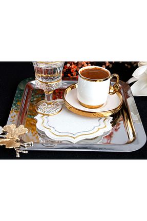 جا دستمال کاغذی طلائی PLT Design - کد 871318475