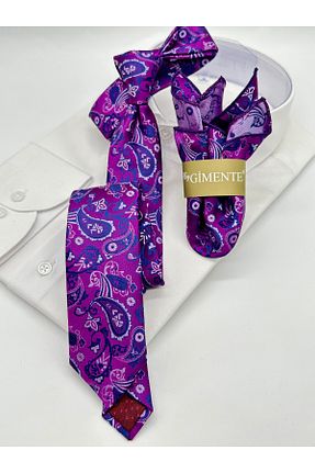کراوات بنفش مردانه میکروفیبر Gutiero - کد 885484241