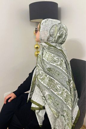شال خاکی زنانه Merve Nayir - کد 882204804