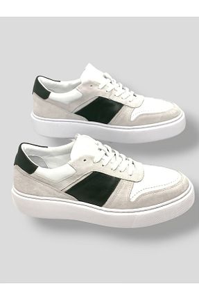 کفش اسنیکر سفید مردانه چرم اصل Vera Pelle Shoes - کد 885479859