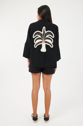 کت مشکی زنانه Blazer POODLE - کد 885654710