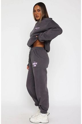 شلوار کرمگن طوسی زنانه اورسایز The Champ Clothing - کد 885510584
