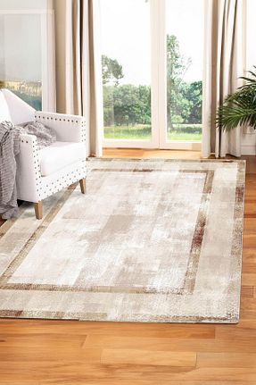 فرش بژ قابل شستشو ComfortCo - کد 885495120