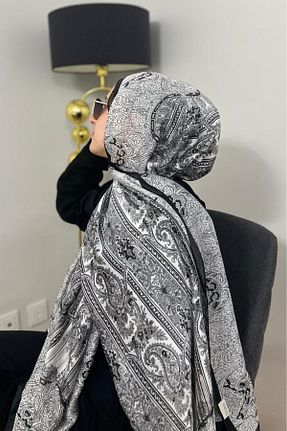 شال مشکی زنانه Merve Nayir - کد 882205544