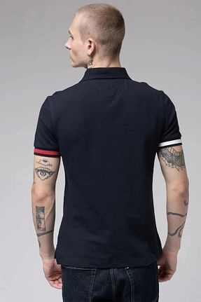 پولوشرت سرمه ای مردانه پنبه ای Tommy Hilfiger - کد 883796446