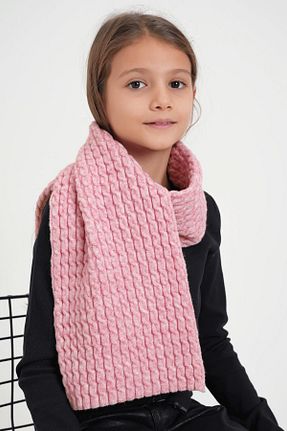 شال گردن صورتی بچه گانه مخلوط پلی استر CHUBA - کد 885524077